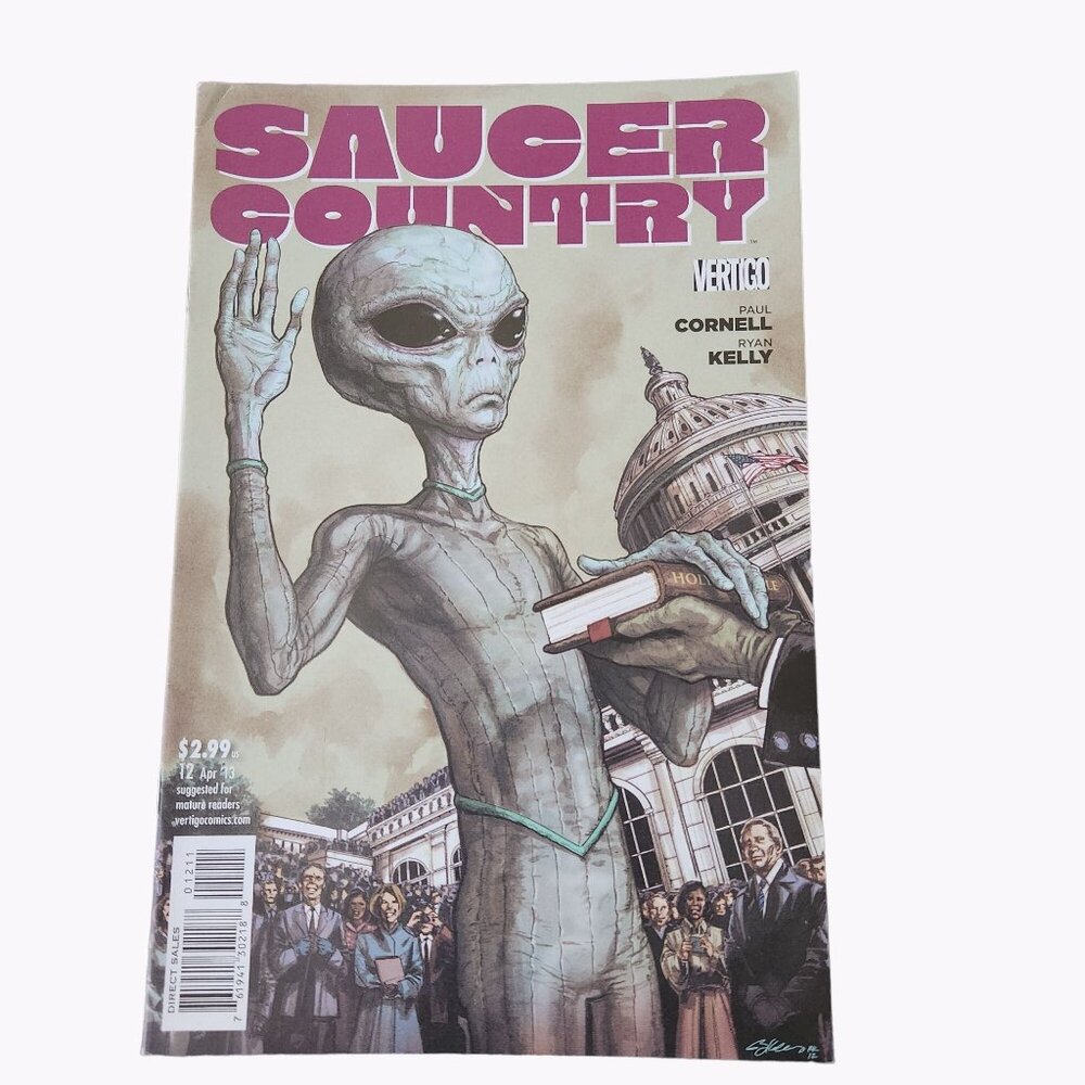Vertigo Saucer Country #12 Comic Book Collector Bagged Boarded